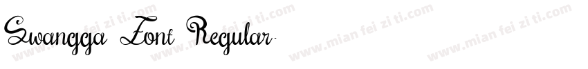Swangga Font Regular字体转换